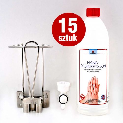 Hand Desinfeksjon 1L x 15 szt + Dozownik + Smoczek - ZESTAW - 15xhand.jpg