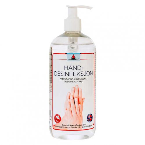 Preparat do dezynfekcji rąk - Hand Desinfeksjon 0,5L - Preparat do dezynfekcji rąk - Hand Desinfeksjon 0,5L - hand_500ml_pompka.jpg