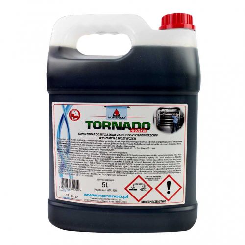 Koncentrat do usuwania najtrudniejszych zabrudzeń organicznych w przemyśle spożywczym - Tornado Extra 5L - Koncentrat do usuwania najtrudniejszych zabrudzeń organicznych w przemyśle spożywczym - Tornado Extra 5L - tornado_5l.jpg